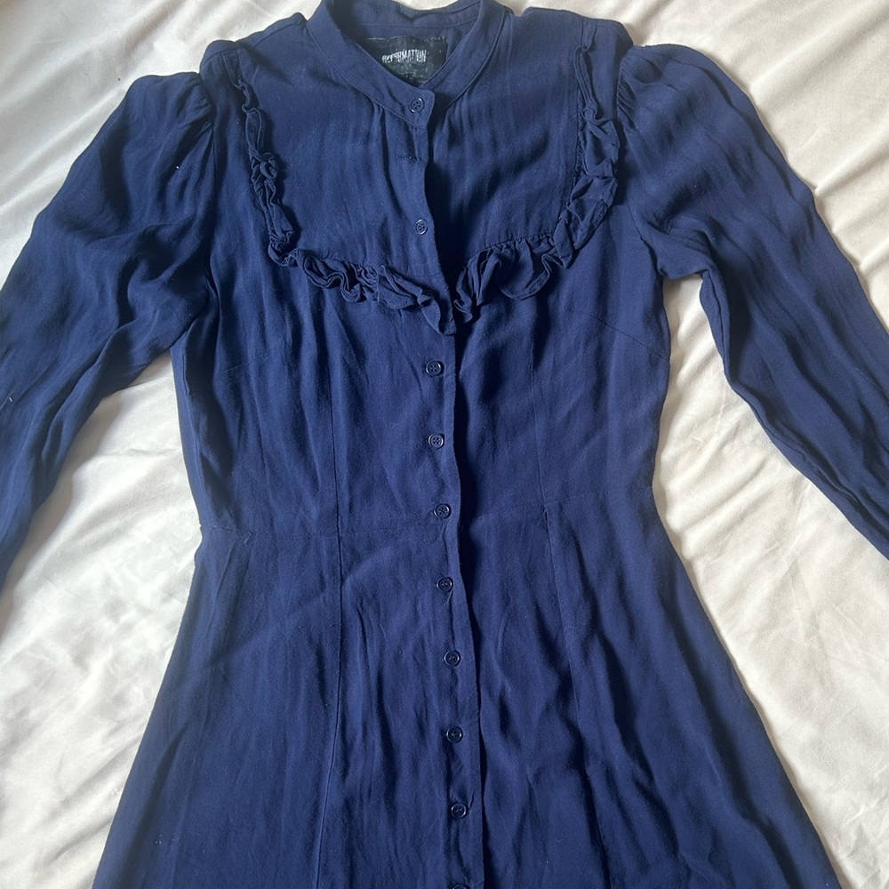 Dark blue reformation dress